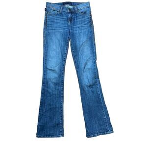 Rock & Republic Kasandra BootCut Mid rise Studded jeans sz 2